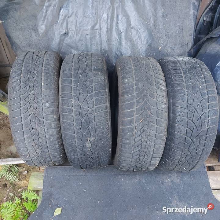 Opony zimowe Dunlop 20555 16 komplet Miedźna sprzedam