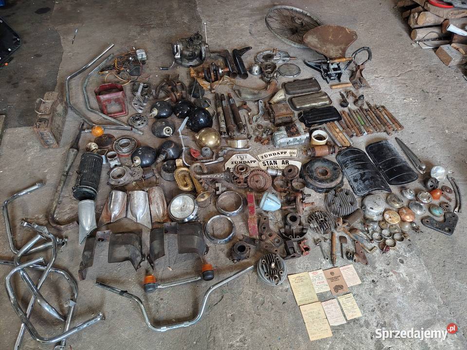 Części Zundapp M72 Ural Dniepr K750 NSU Dkw BMW Kłodawa
