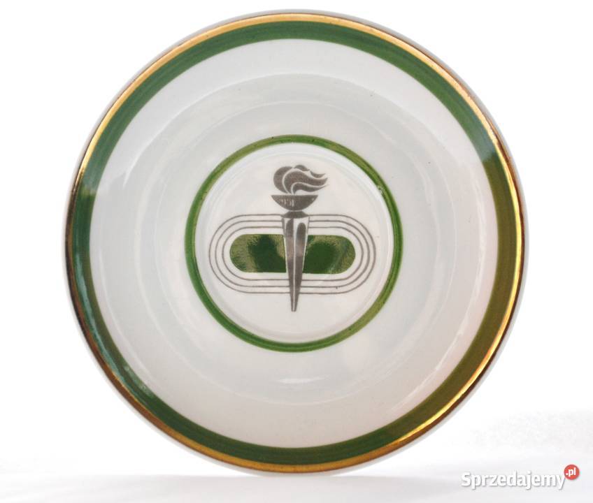talerzyk okolicznościowy Chodzież motyw sportowy Porcelana i szkło Warszawa
