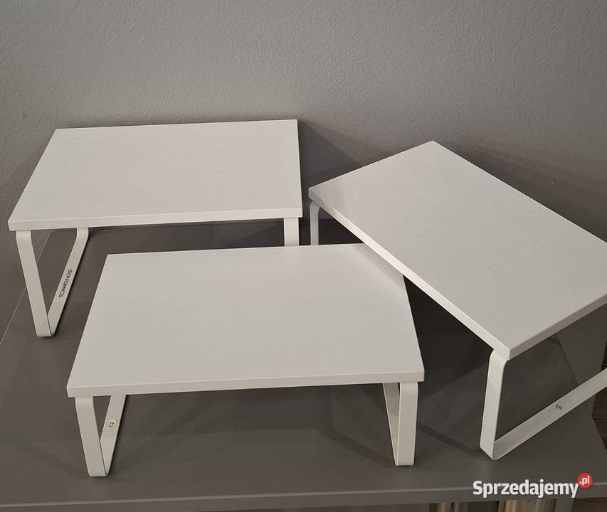 Organizer na blatdo szafki zestaw 3 biały Ruda Śląska sprzedam