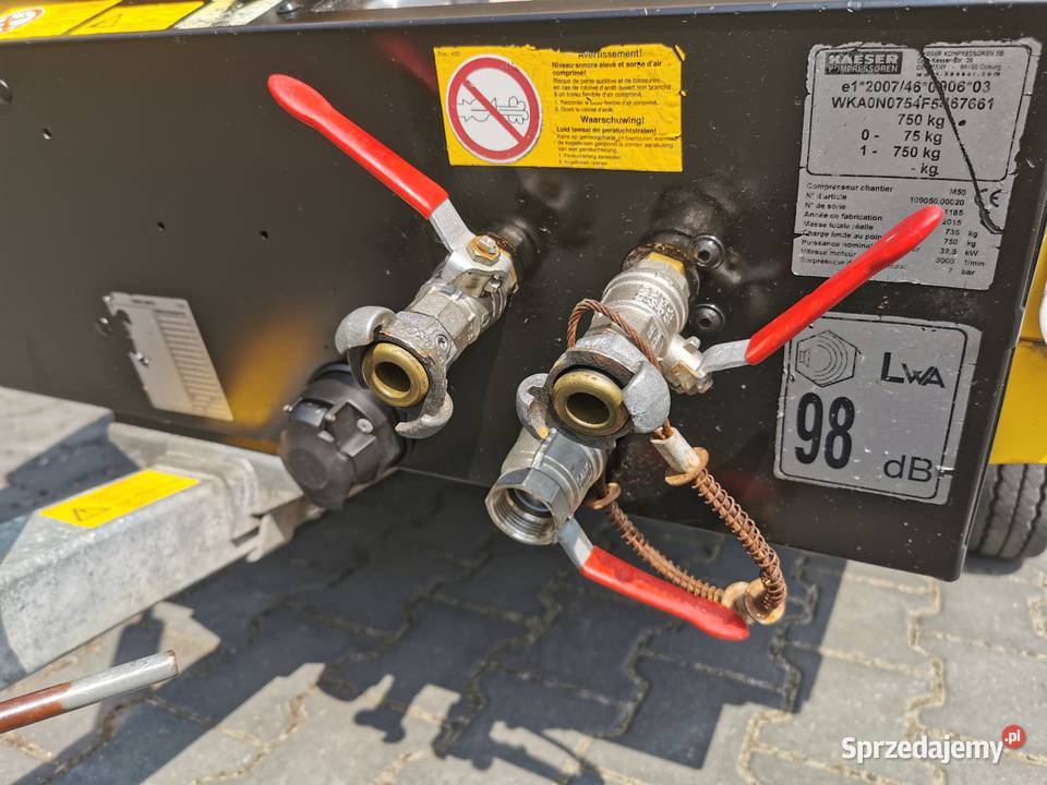 2015r 5000Lmin kompresor śrubowy KAESER M50 Borzęcice