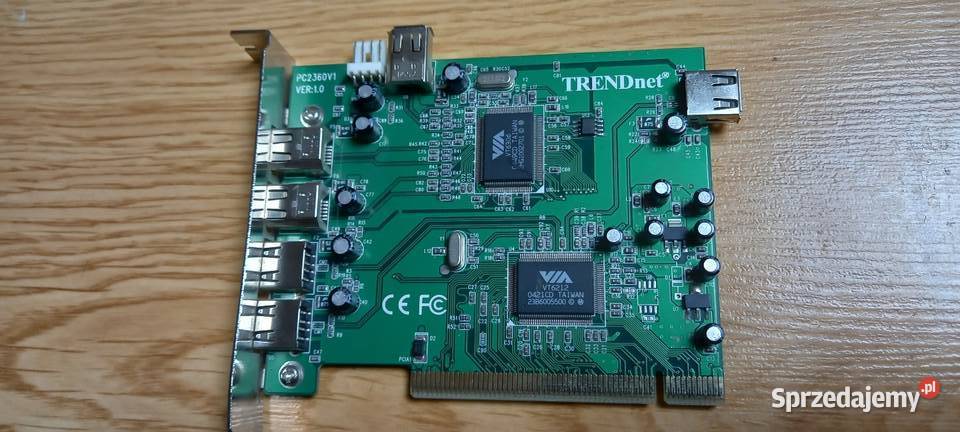 6Port USB 20 FireWire 1394 VIA VT6306 VT6212 pomorskie
