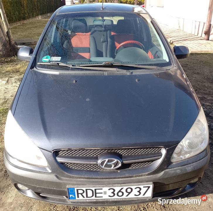 Hyundai Getz 14 2008r benzyna klimatyzacja Strzegocice