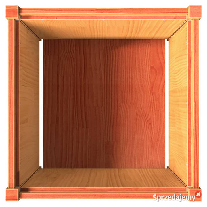 Donica ogrodowa woskowy brąz 60x60x60 lite Warszawa