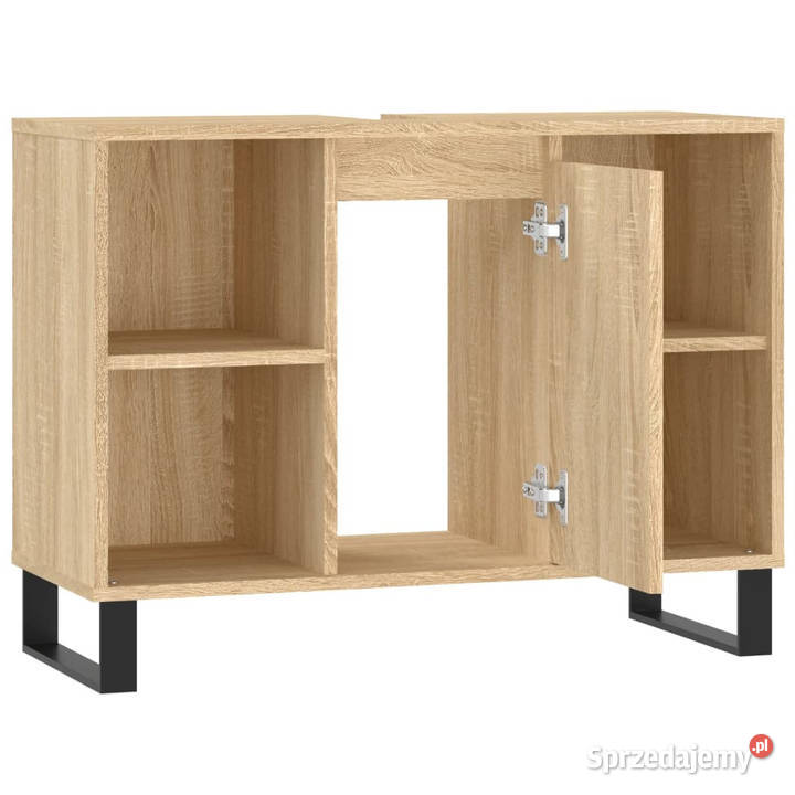 Szafka łazienkowa dąb sonoma 80x33x60 WM831639 mazowieckie Warszawa