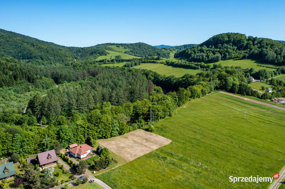 Działka rzeką Bieszczady Bukowiec gmina Solina