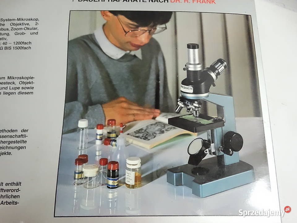 Mikroskop Bresser Optik System Zestaw retro w Antyki Biłgoraj