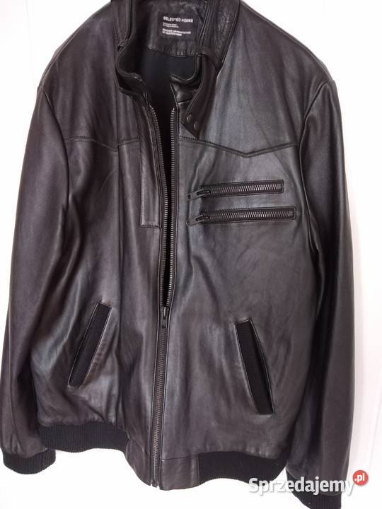 Męska kurtka skórzana Selected Homme śląskie sprzedam