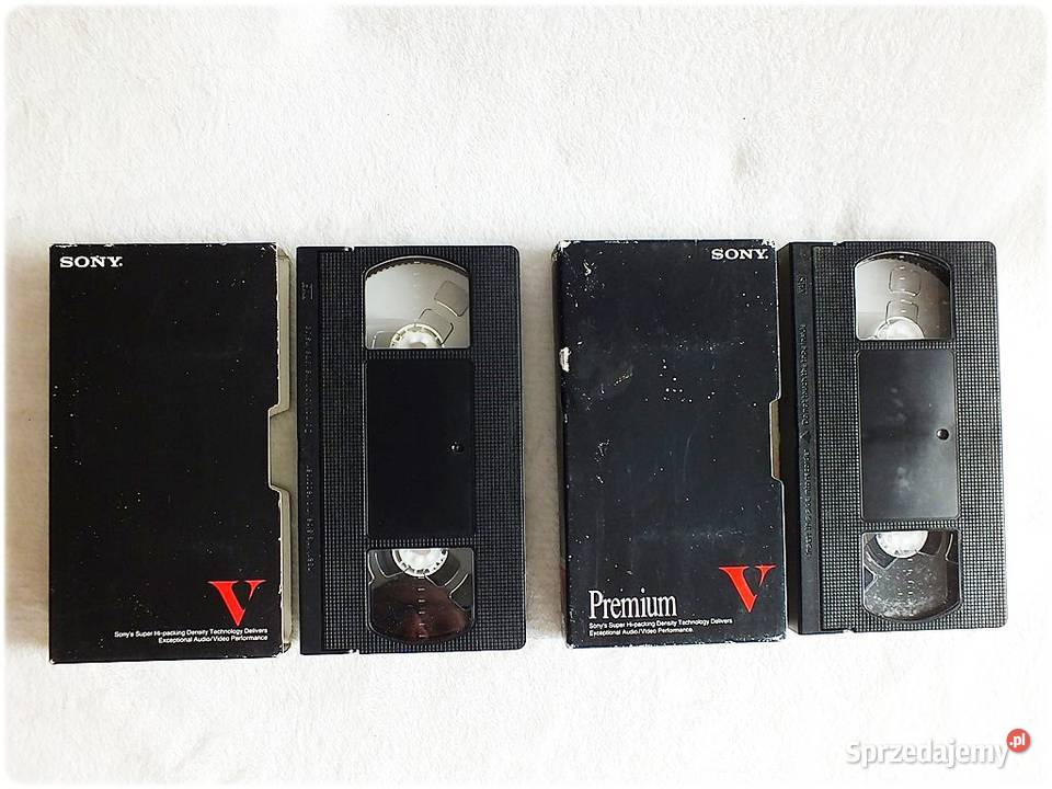 Kaseta x 2 VHS SONY Premium V Kasety VHS x 240 VHS Filmy Żary sprzedam