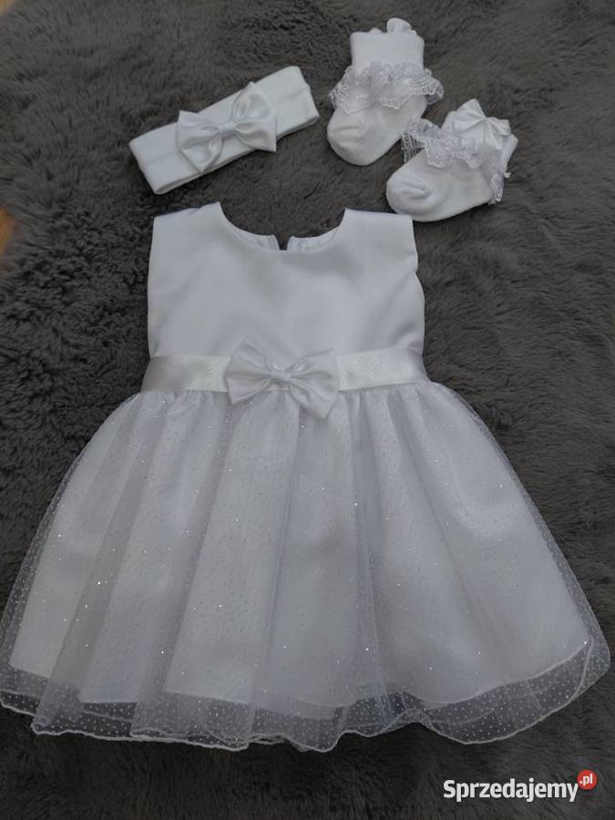 Sukienka do chrztu rozmiar 62 dziewczynka śląskie Rybnik