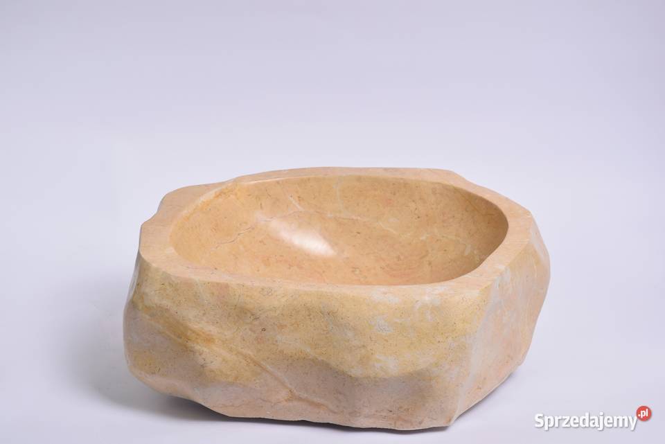 EROSI Yellow C polerowana kamienna umywalka Gdynia