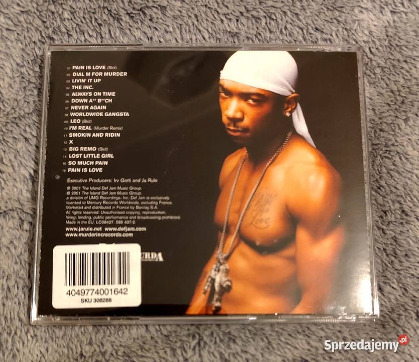Ja Rule Pain Is Love CD rap hiphop CD Rybnik