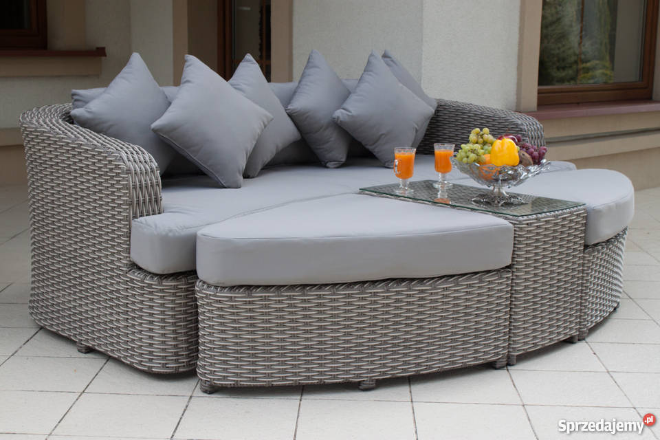 Zestaw ogrodowy meble technorattan Sofa Alessia mazowieckie