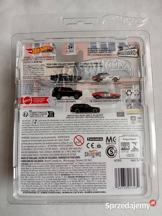Hot Wheels Premium zestaw 3 x MercedesBenz AMG E Samochody i pojazdy