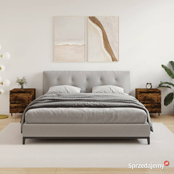 Szafki nocne 2 przydymiony dąb 40x35x50 WM826871 Warszawa