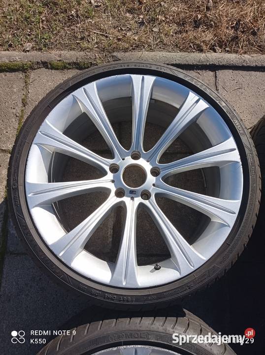 Alufelgi BMW E60 Styling 166 20 z oponami Węgrów sprzedam
