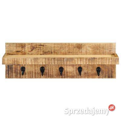 Wieszak ścienny na płaszcze 60x15x20 lite drewno Warszawa
