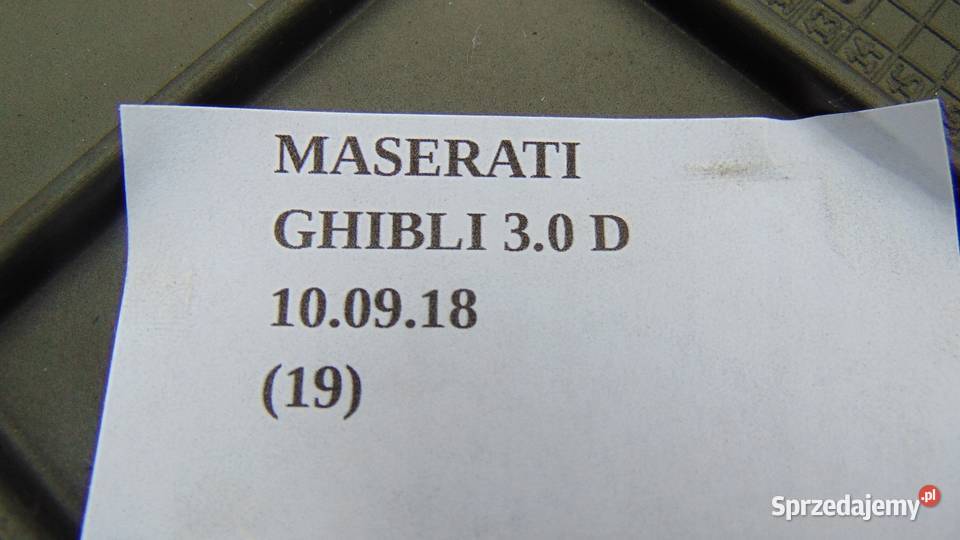 PÓŁKA BAGAŻNIKA MASERATI GHIBLI 30D wielkopolskie Nowy Tomyśl