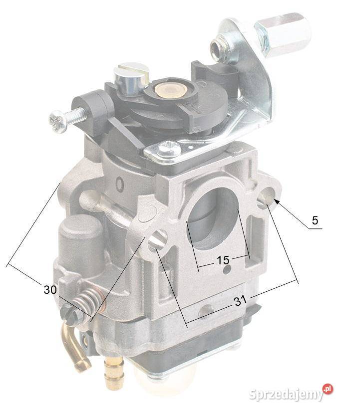 Gaźnik Faworyt RG427 RG520 WYK370 Opalenica