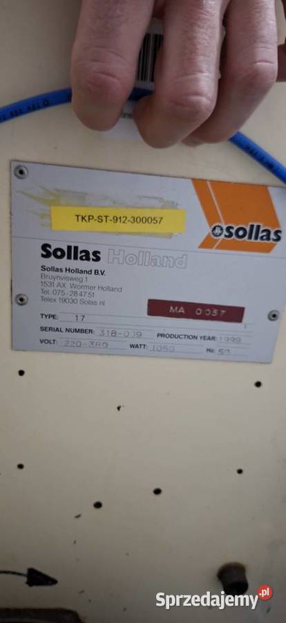 Celofaniera krzywkowa Sollas Type 17 małopolskie sprzedam
