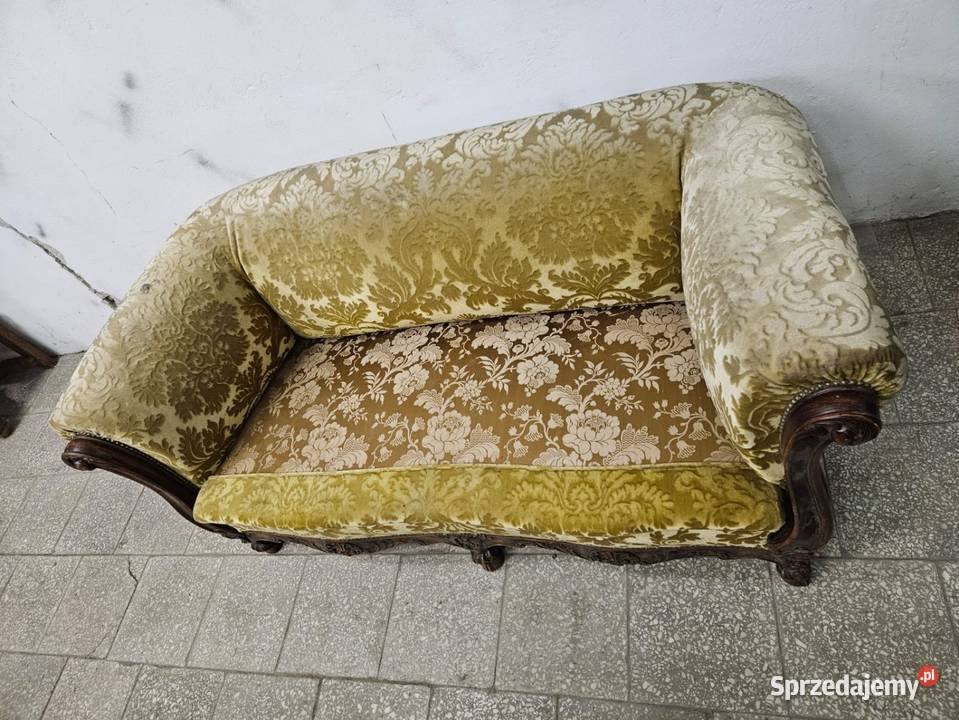 Ludwikowska sofa i dwa fotele małopolskie Nowy Sącz
