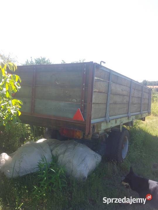 Przyczepa rolnicza jednosiowa niehamowana nowe Maryniów