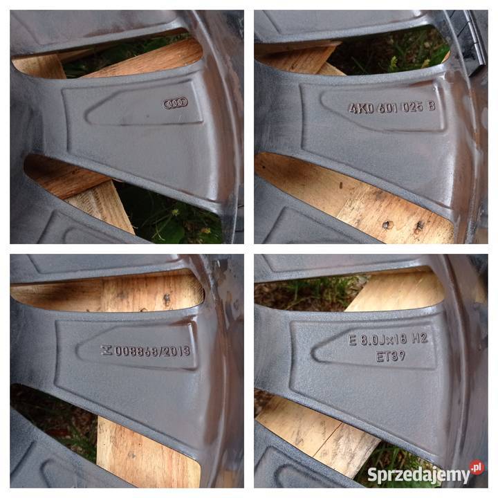 5x112 18 Felgi Koła Alusy AUDI Oryginał 22555R18 Legnica