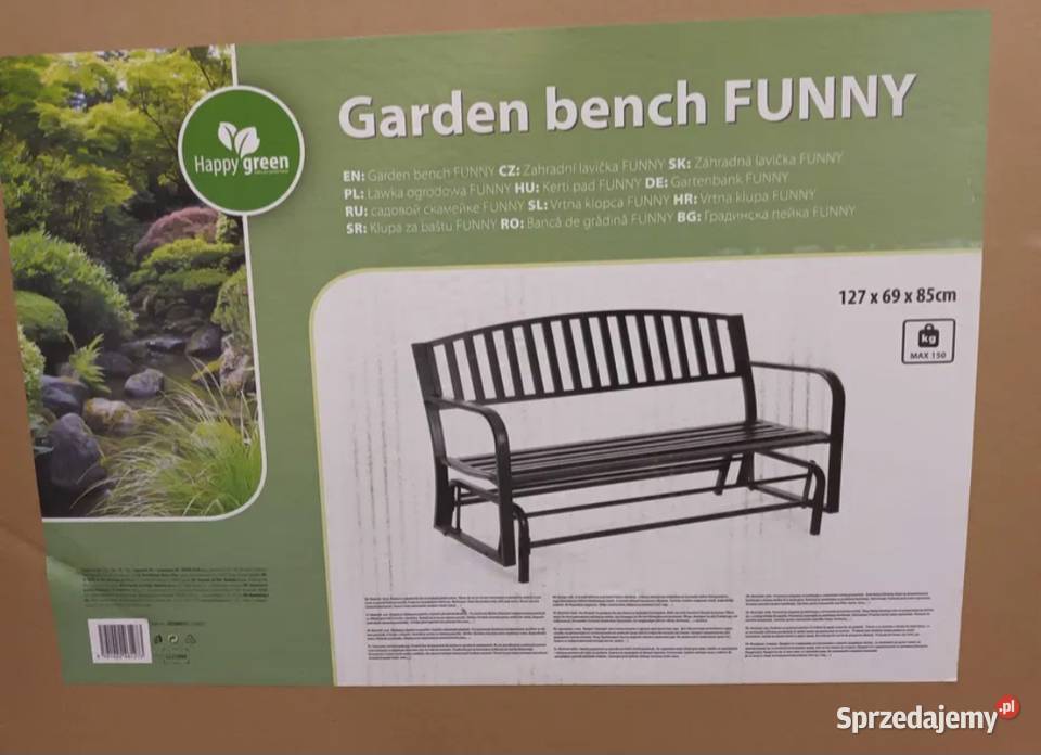 NOWA BUJANA huśtawka ławka metalowa Ławki Olsztyn