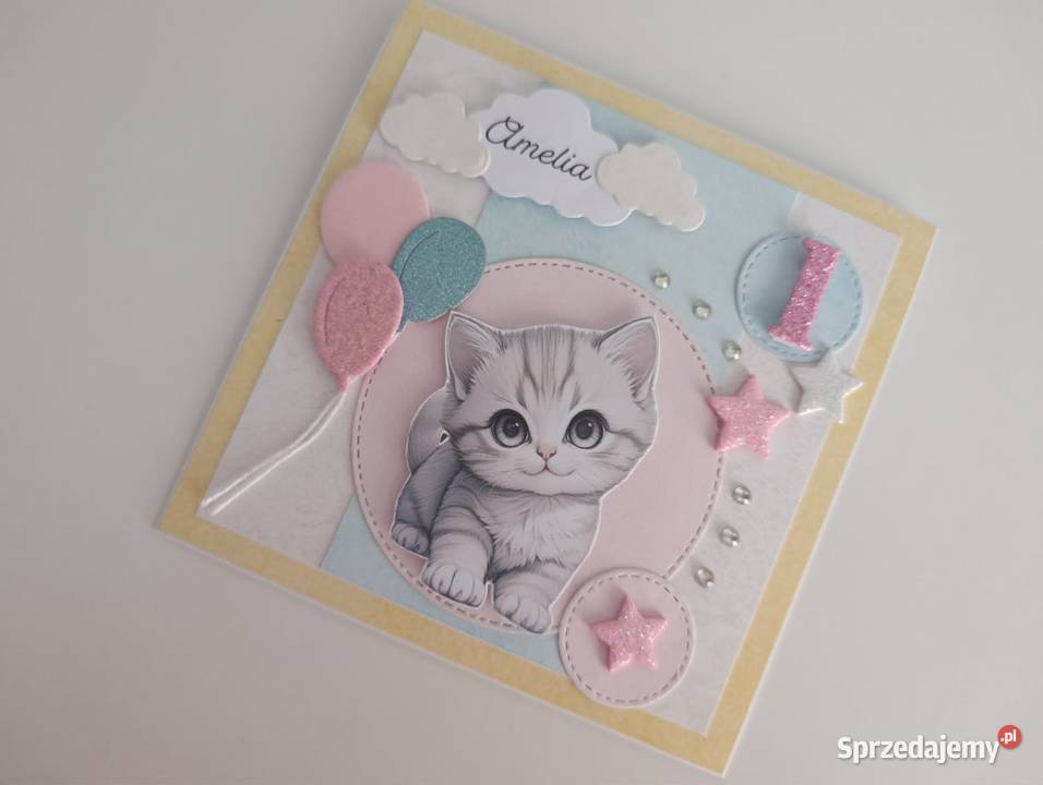 Personalizowana Kartka urodzinowa ręcznie Łódź