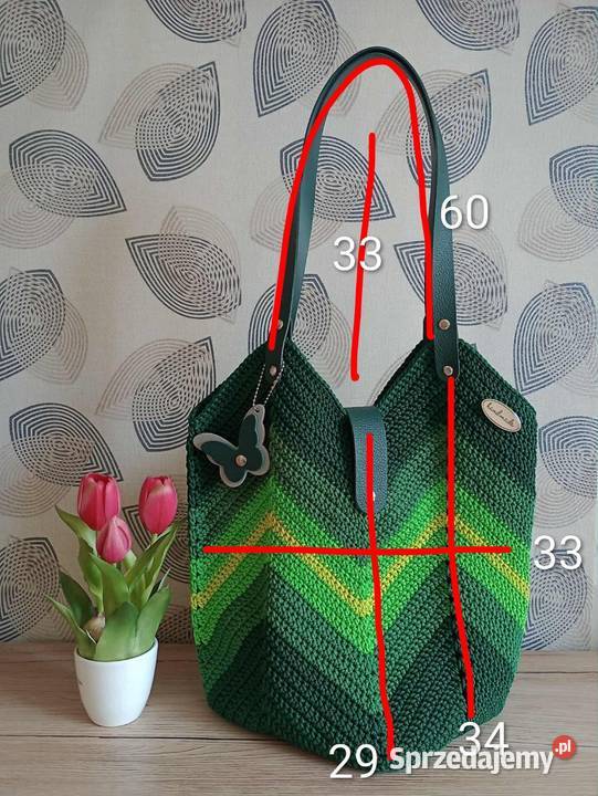 Torebka Tulipan na ramię lubelskie Chełm