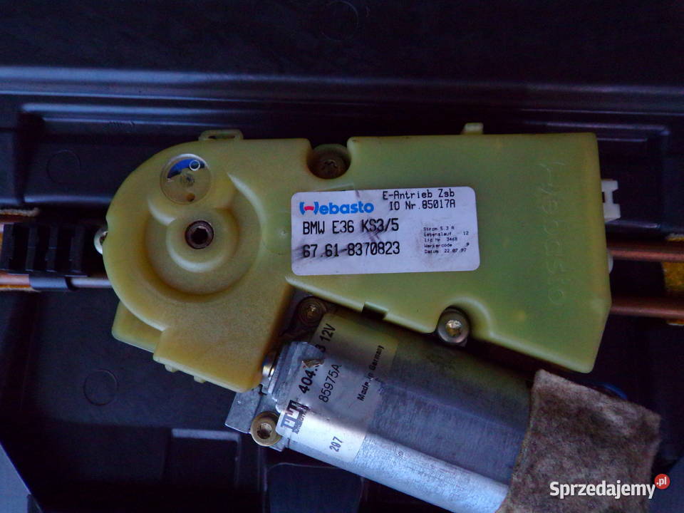 Szyberdach panel mechanizm elektryczny e36 osobowe Puszczykowo