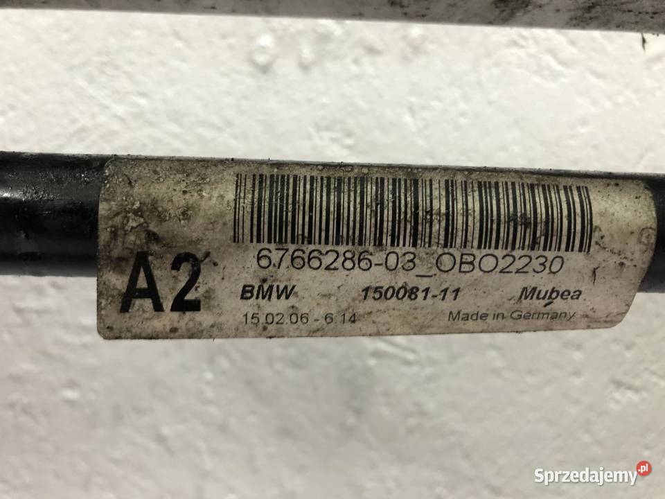 SANKI WÓZEK DRĄŻEK 6766286 PRZÓD BMW E90