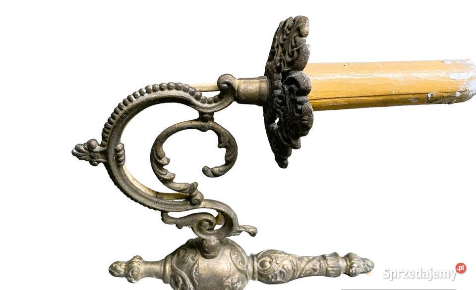 Zabytkowy mosiężny kinkiet Warszawa