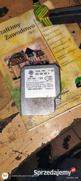 6Q0 909 605 A sensor poduszek airbag Beetle