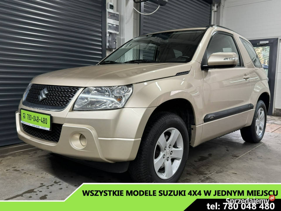 Suzuki Grand Vitara 68tyśkm salon bezwypadkowa lakier metallic Chechło