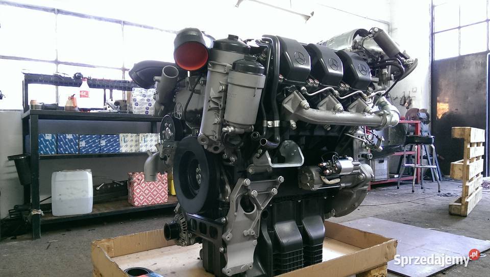Naprawa silnika Mercedes OM501 V6 Euro 5 Actros
