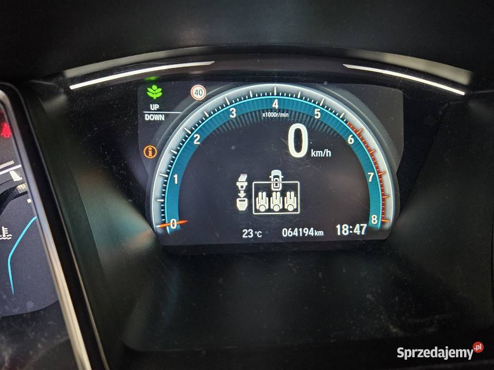 HONDA CIVIC 10 ELEGANCE NAVI mały przebieg 64 Olkusz