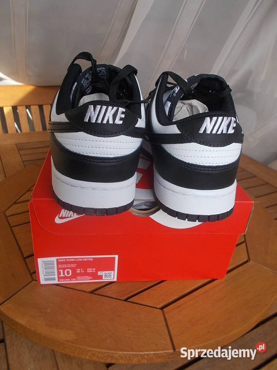 r Eur 44 i 445 Nike Dunk Low White Black Poznań