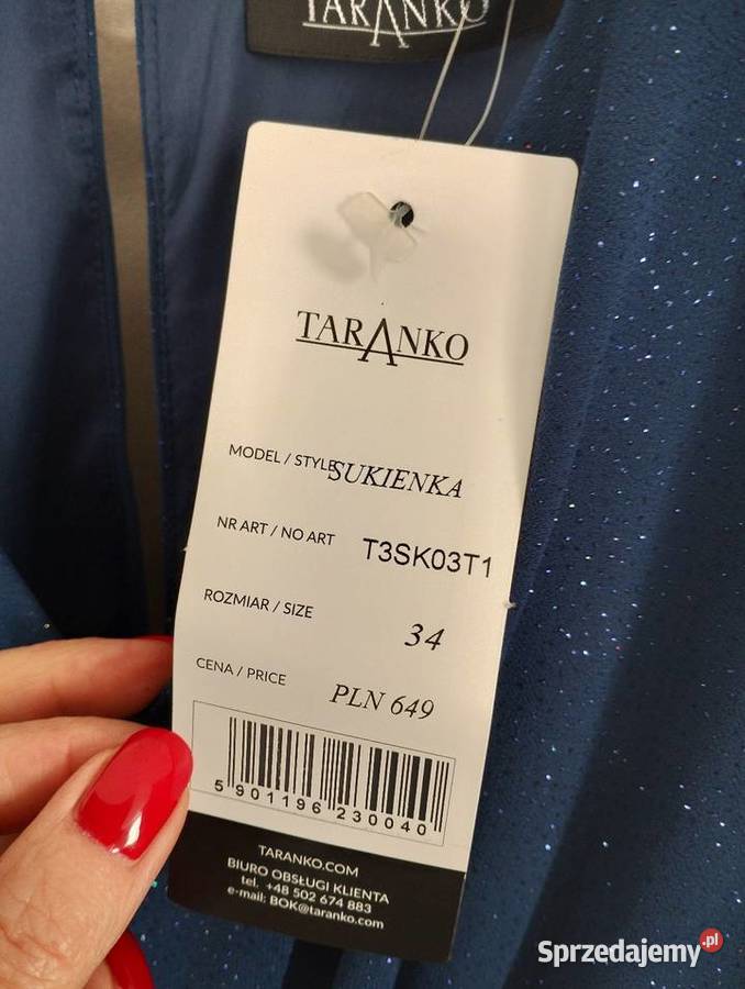Wieczorowa sukienka z Taranko Rozkloszowana  małopolskie Bochnia
