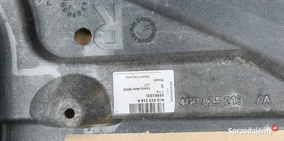 4G0825216A AUDI A6 NOWA PRAWA OSŁONA PODŁOGI Elementy wygłuszające małopolskie Rożnów