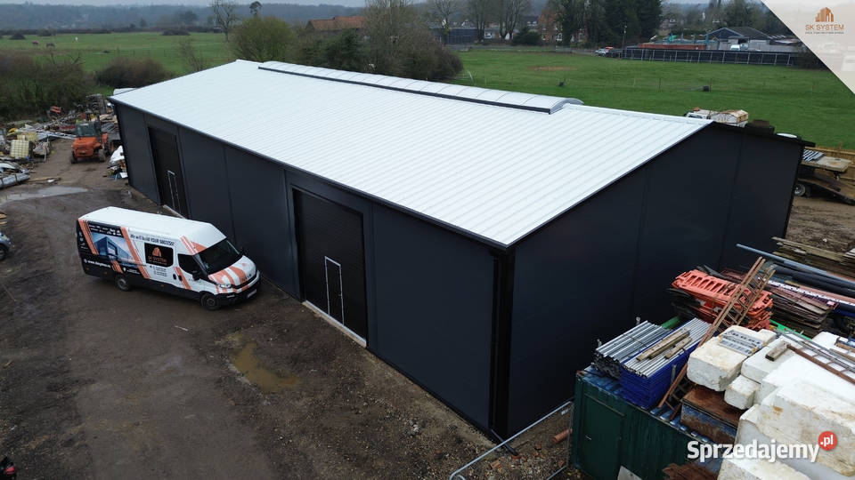 Hala 450 m2 stalowa produkcyjna magazyn warsztat Sprzedaż Biskupice Ołoboczne