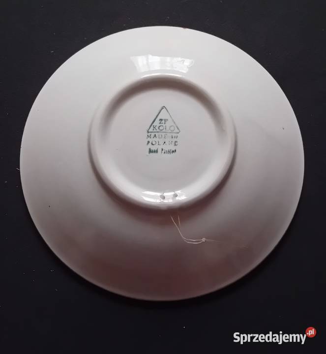 Ręcznie malowany talerzyk głęboki zawieszany ZF