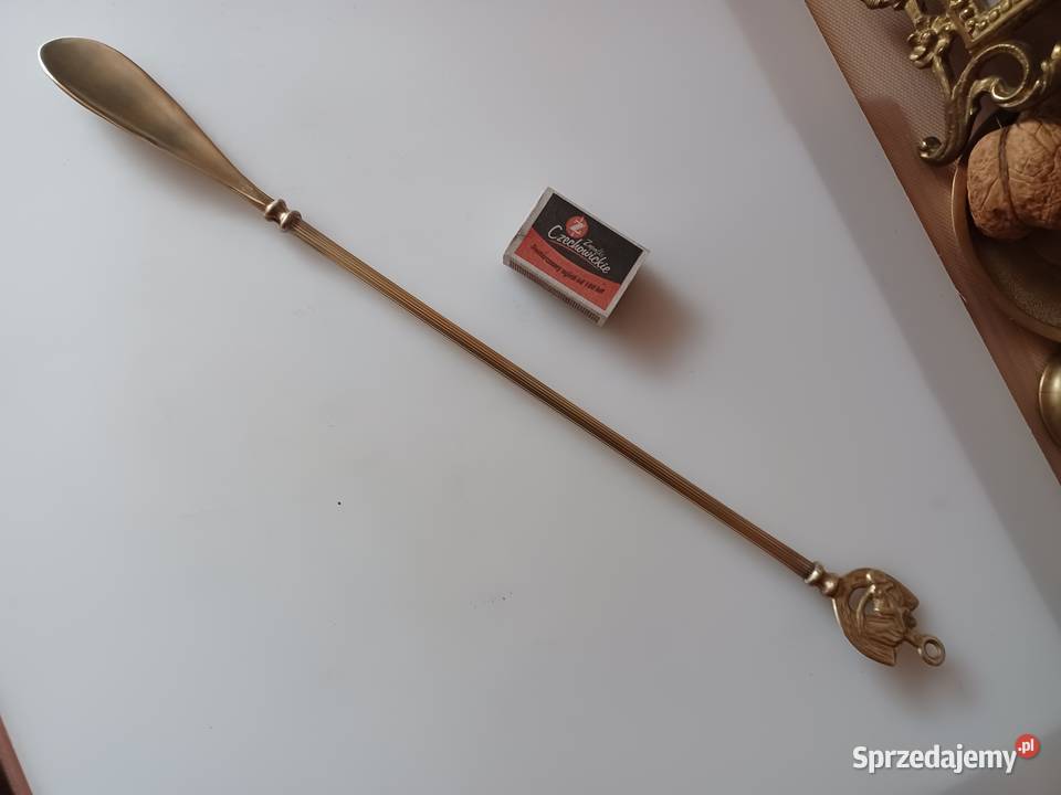 Mosiężna długa łyżka do butów Poznań