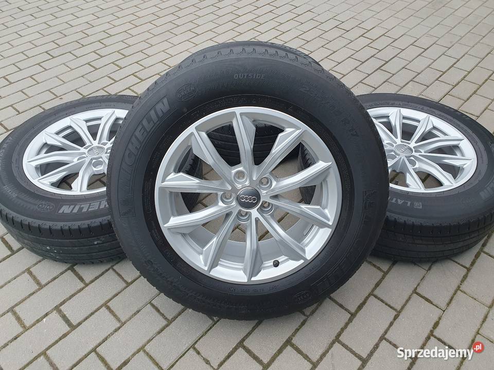 Felgi Audi 5x112 z oponami lato 2356517 stan dolnośląskie Oleśnica sprzedam