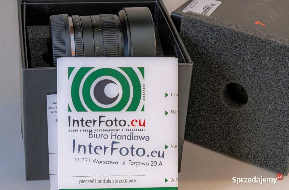 Obiektyw 7Artisans 75mm f28 do Sony apsc Lidzbark