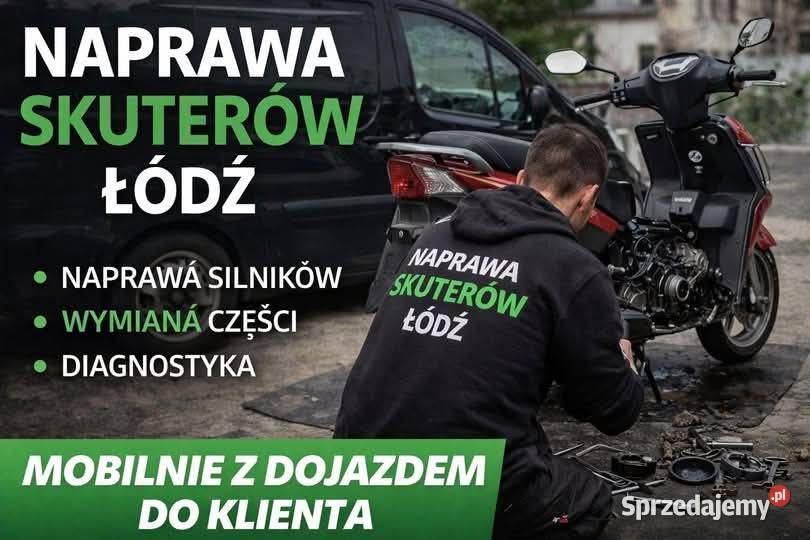 Serwis naprawa skuterów 2T 4T Łódź łódzkie