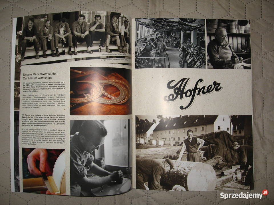 Hofner 2022 Confidental guitar catalog katalog Instrumenty pomorskie