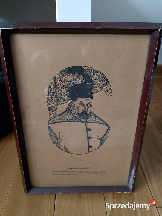 Stefan Batory grafika drzeworyt Rabka-Zdrój
