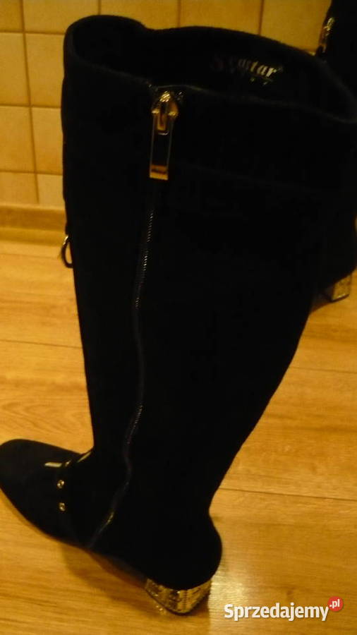 Buty kozaki zamszowe śląskie Myszków