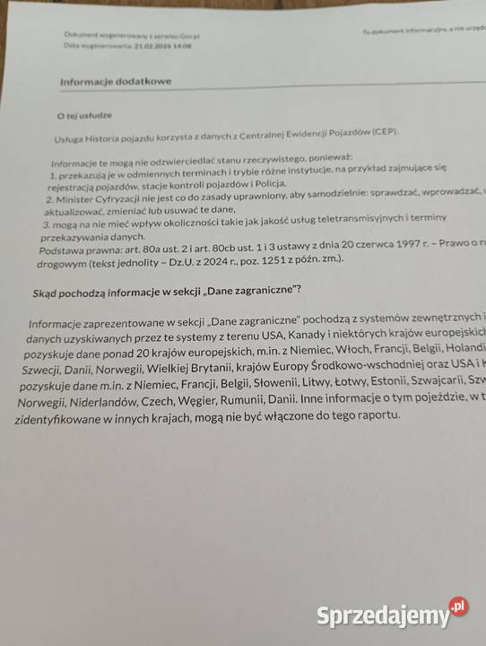 Silnik 20 109 przebieg 179 z osprzętem osobowe